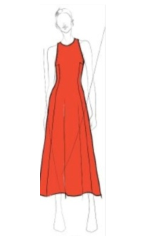 Spanx A-line Midi Dress