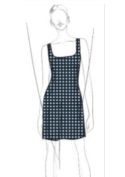 Spanx Square Neck Mini Dress