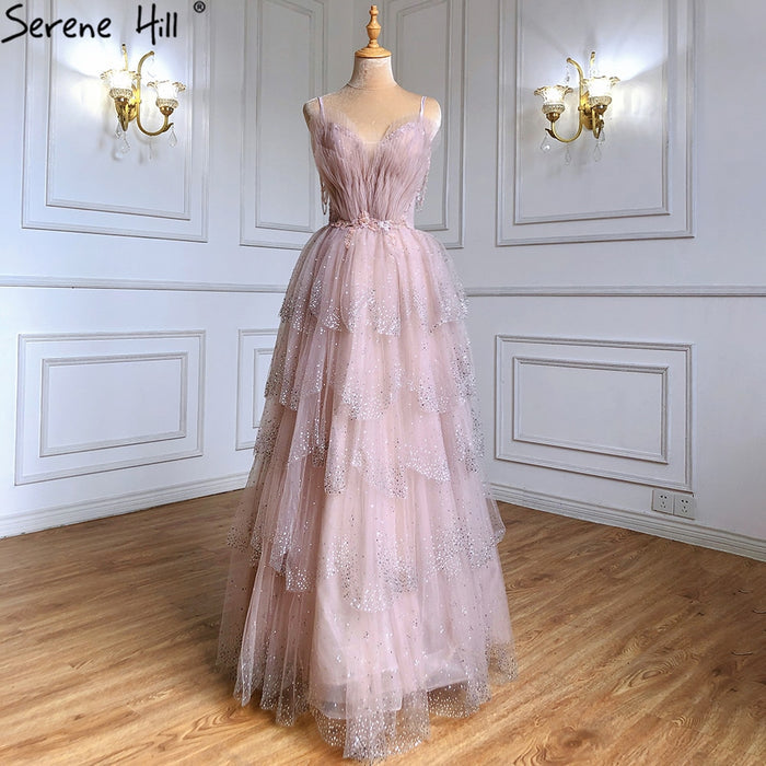 Sparkly Crystal Blue Sweetheart Evening Dress LA71292 - SERENE HILL