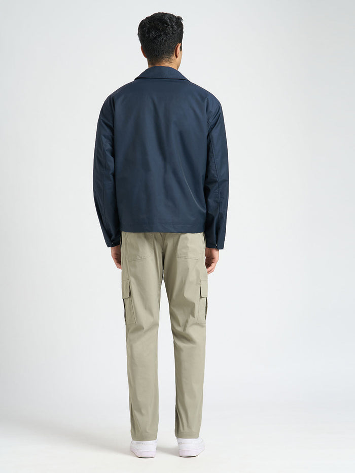 Spread Collar Organic Cotton Jacket