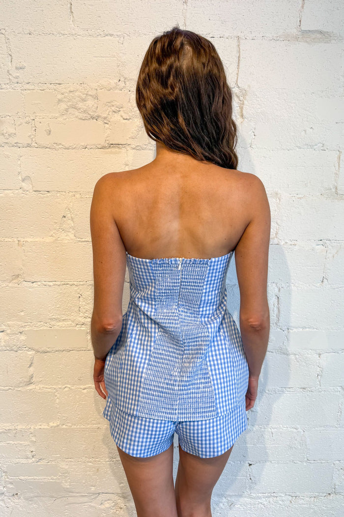 Spring Picnic Top, Tops, Gingham Tops, Sets, Matching Sets, Spring and Summer Tops, Summer Tops, Adeline Boutique, Dallas Boutique, Women's Boutique