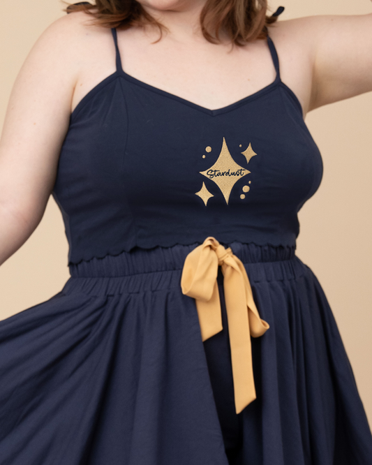 Stardust Pajama Crop Top