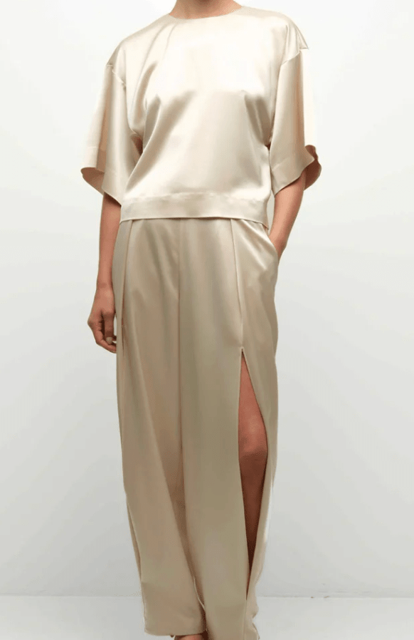Stone Faye Side Slit Pant - Amor Lafayette