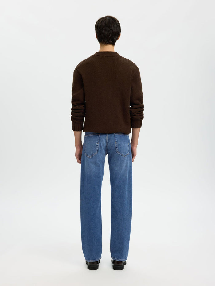 Straight Fit Cleo Flex Jeans - Medium Blue