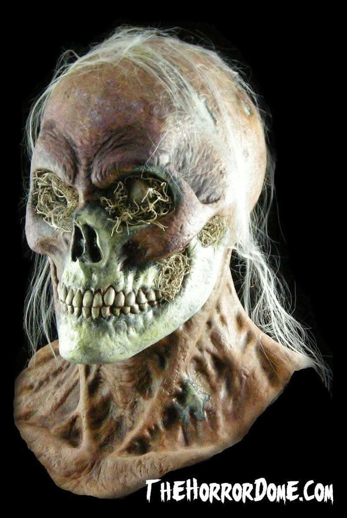 Straight from the Grave: Decaying undead Halloween mask details