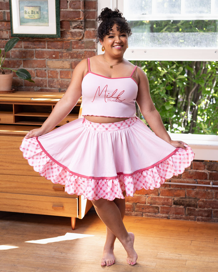 Strawberry Milk Skirt
