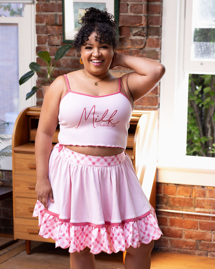 Strawberry Milk Skirt
