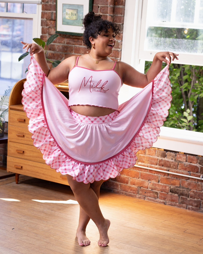 Strawberry Milk Skirt