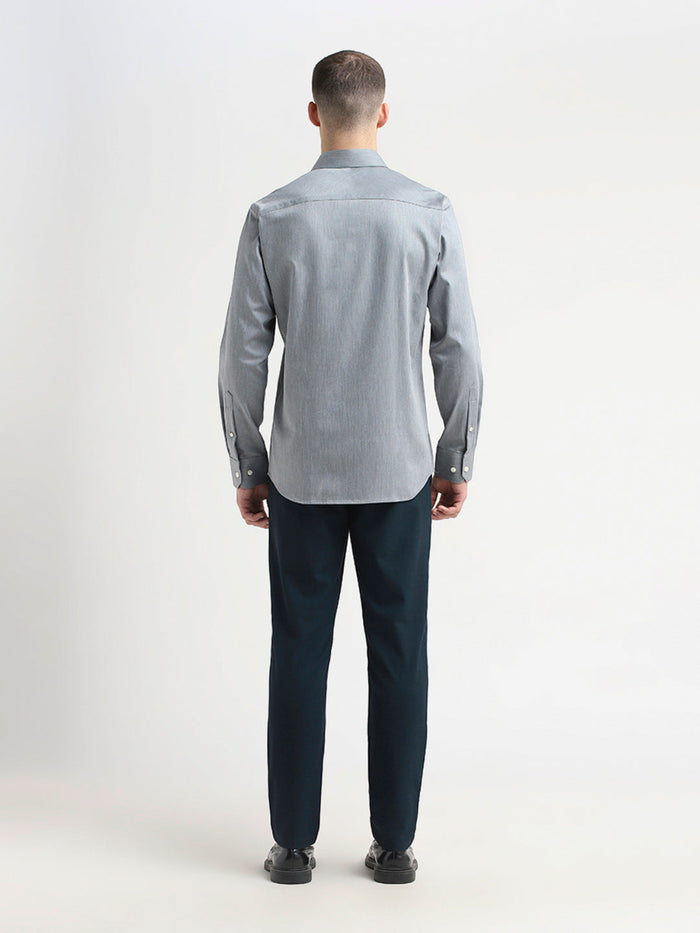 Stretch Slim Fit Shirt - Grey