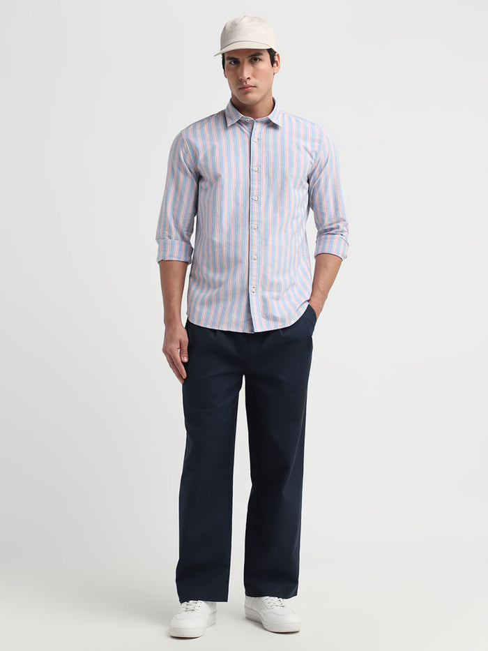 Striped Cotton Oxford Shirt