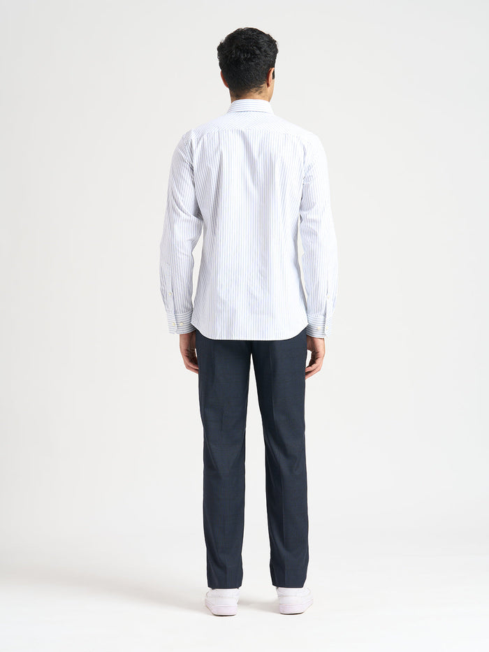 Striped Stretch Slim Fit Shirt