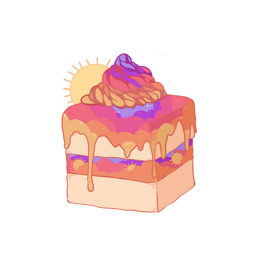 Sunset Cake Pin - Mochipan