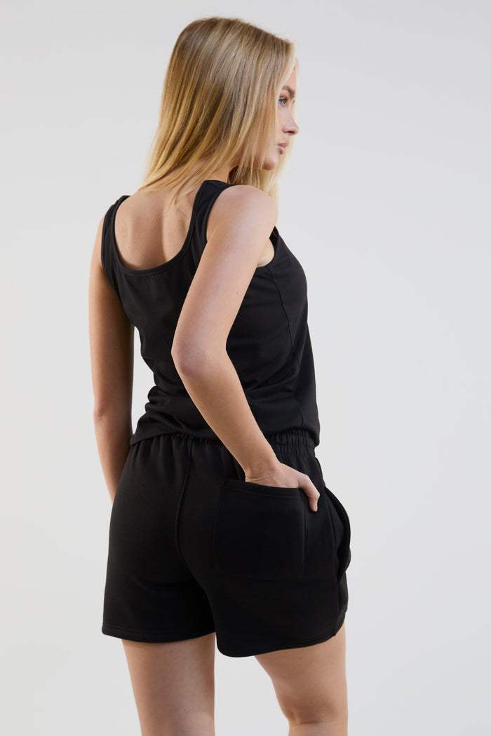 Sunset Sweat Shorts - Black