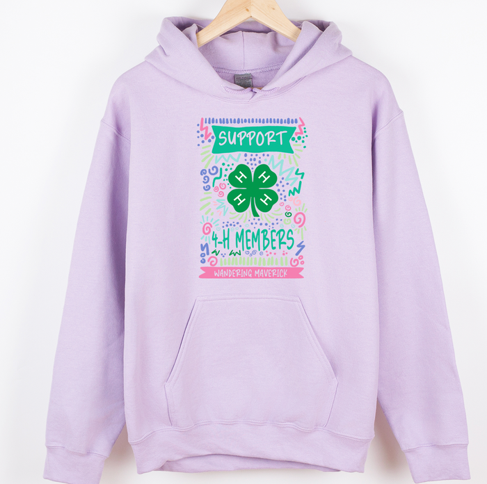 Support 4-H Members Sketch– Hoodie