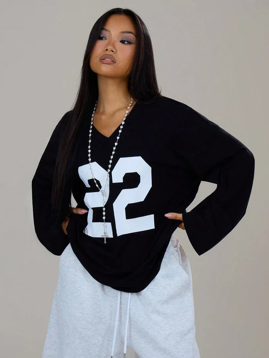 SXV 22 Long Sleeve Sports Jersey T-Shirt