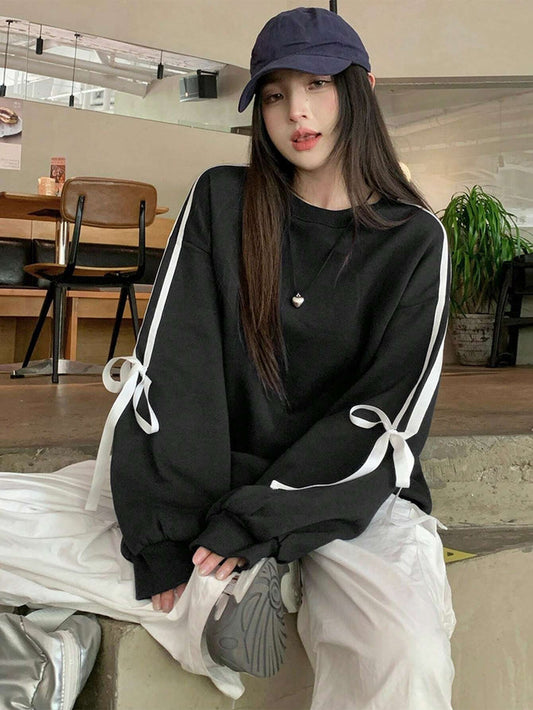SXV BOW ribbion sweatshirt