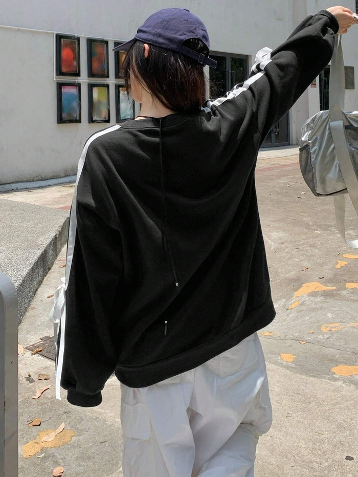 SXV BOW ribbion sweatshirt