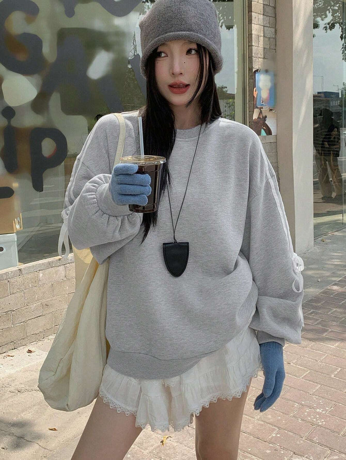 SXV BOW ribbion sweatshirt