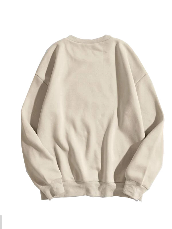SXV  'CUSTOM’ Printed Cool Aesthetic Drop Shoulder Oversized Baggy Sweatshirt