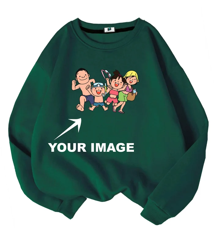 SXV  'CUSTOM’ Printed Cool Aesthetic Drop Shoulder Oversized Baggy Sweatshirt