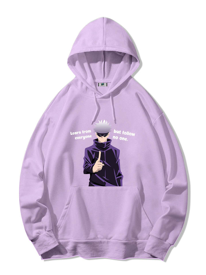 SXV  'GOJO’ Printed Cool Aesthetic Sweatshirt Hoodie