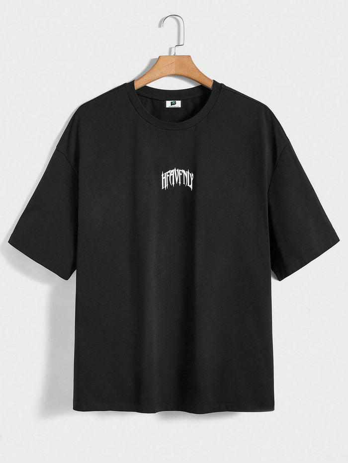 SXV  'heavenly’ Printed Cool Aesthetic Oversized Baggy T-shirt