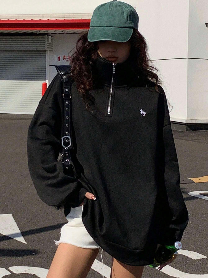 SXV hourse printed half placket