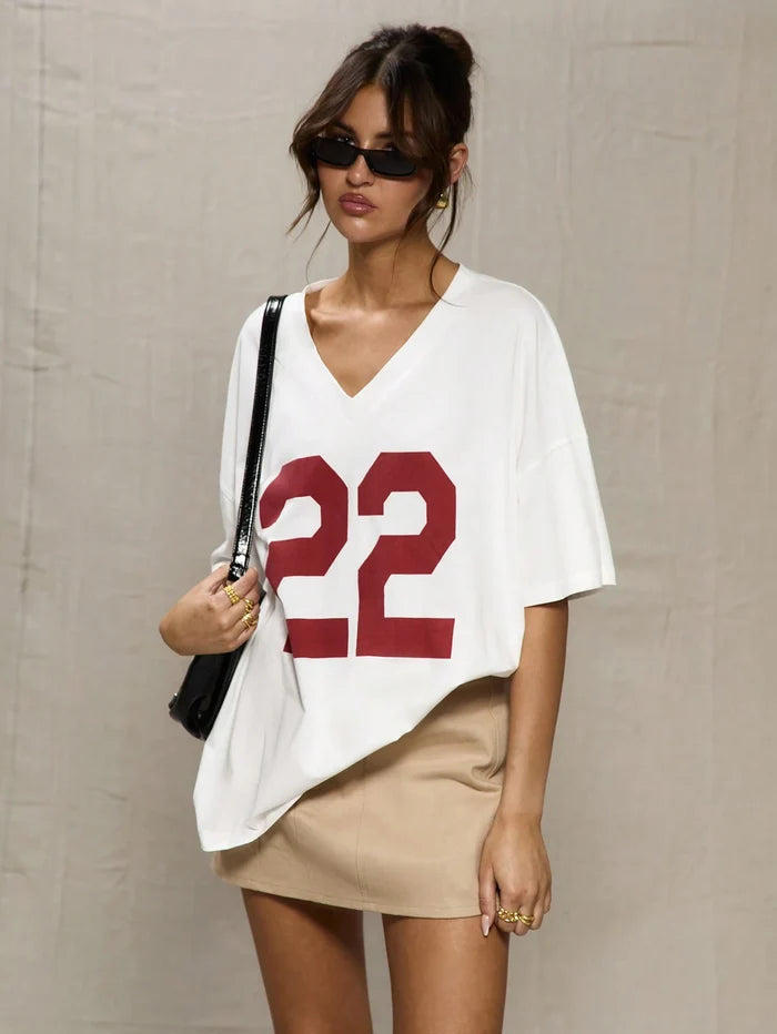 SXV Sport Black Oversized Baseball T Shirt Graphic Tees