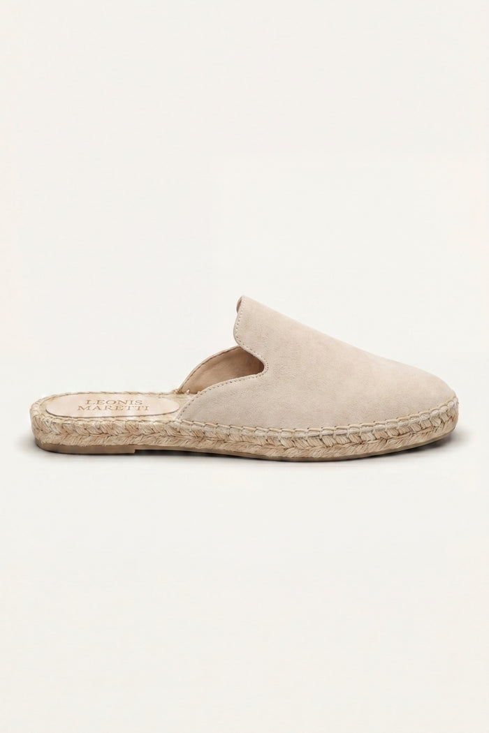 Taormina Espadrille Mule Beige
