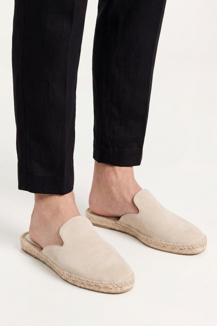 Taormina Espadrille Mule Beige