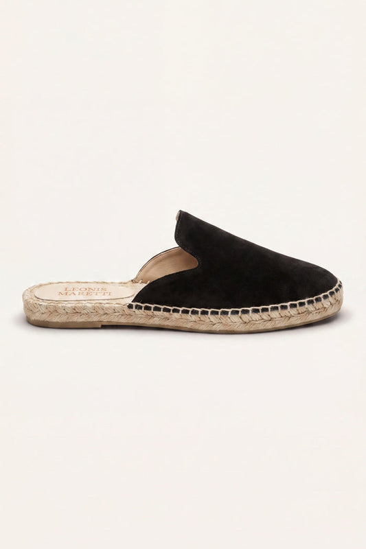 Taormina Espadrille Mule Black