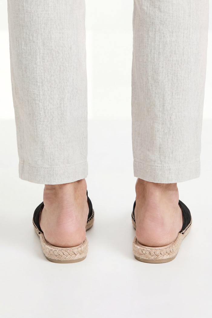 Taormina Espadrille Mule Black