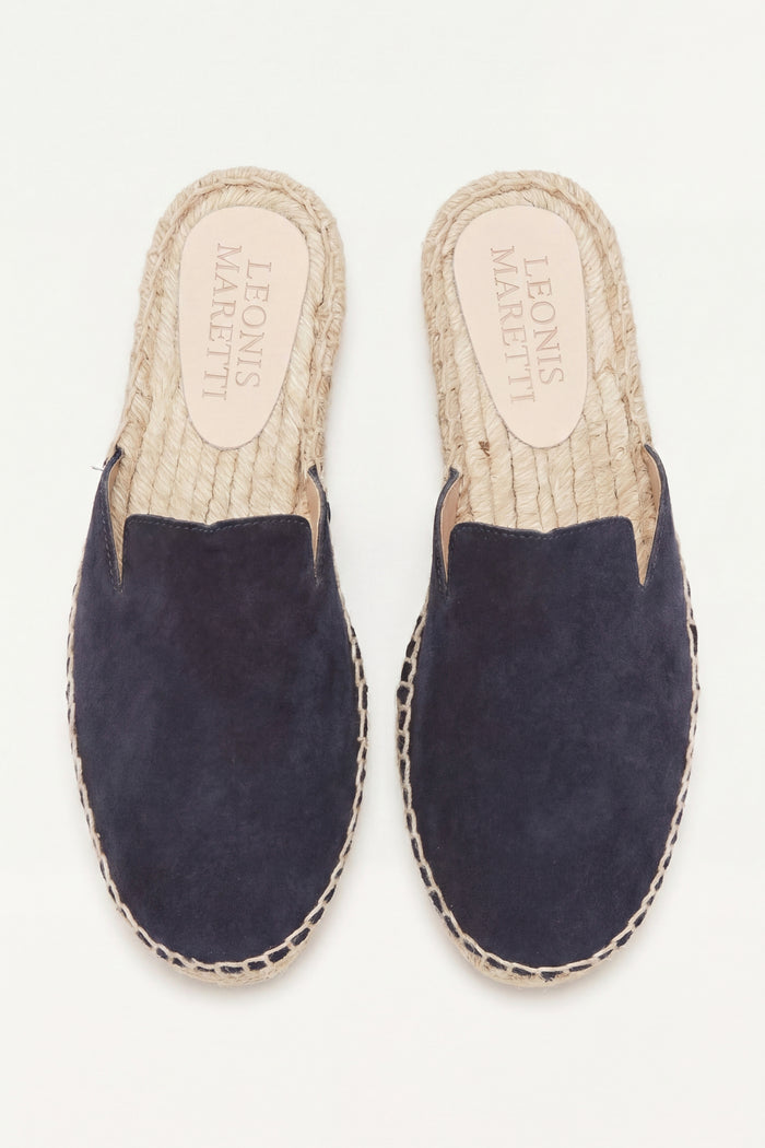 Taormina Espadrille Mule Navy