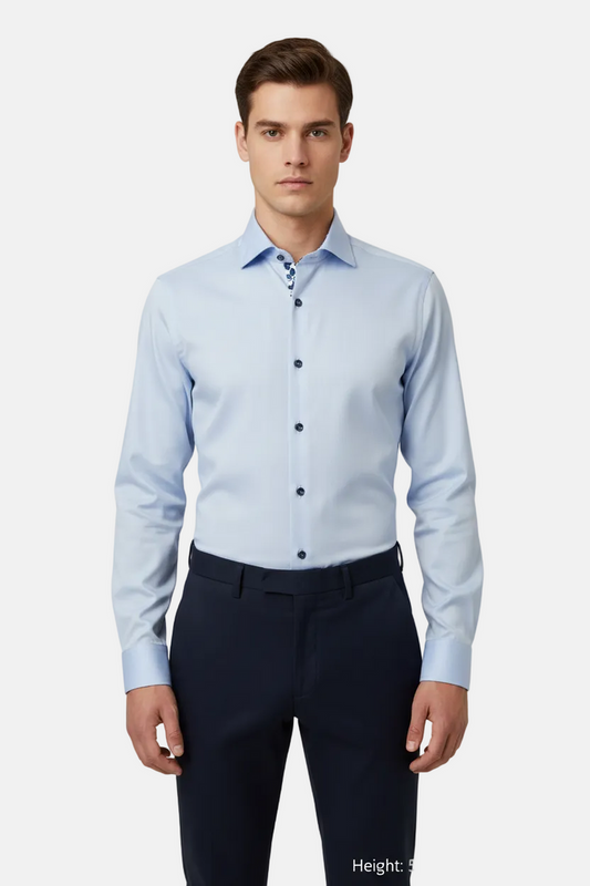 Terlox Light Blue Shirt - Front