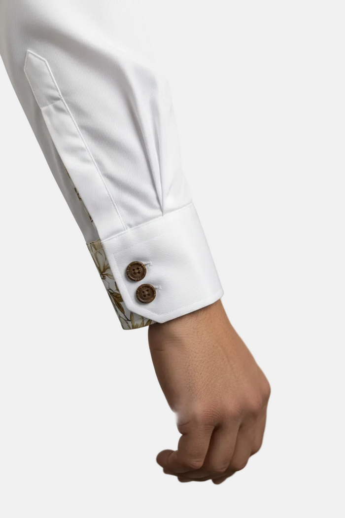 Terlox White Shirt - Cuff Detail