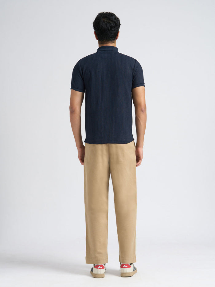 Textured Jacquard Polo
