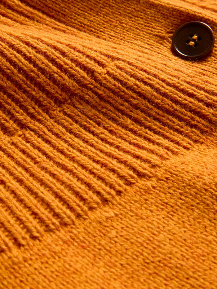 Textured Yoke Cardigan