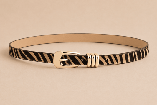 PRE-ORDER | The Lane Calf Hair Tiger Belt - Amor Lafayette