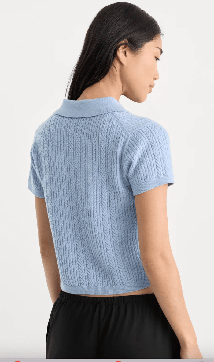The Micro Cable Polo in Sky - Amor Lafayette