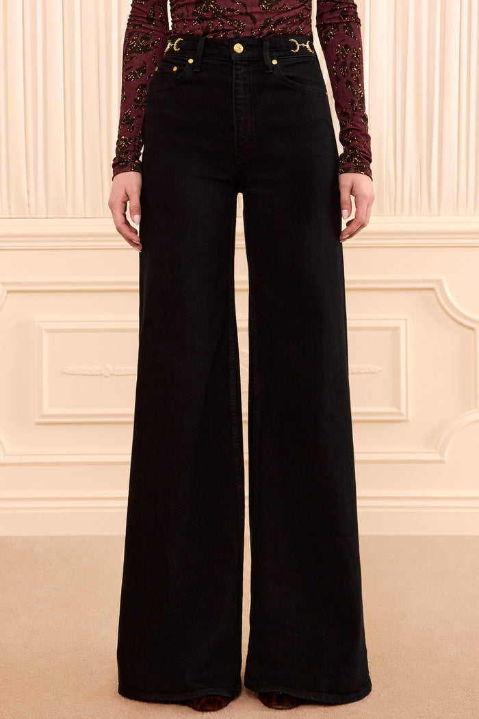 The Stretch Valory Flare Jean - Noir