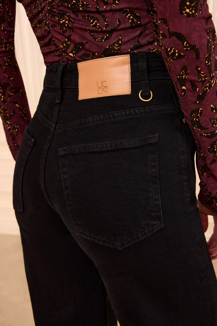 The Stretch Valory Flare Jean - Noir