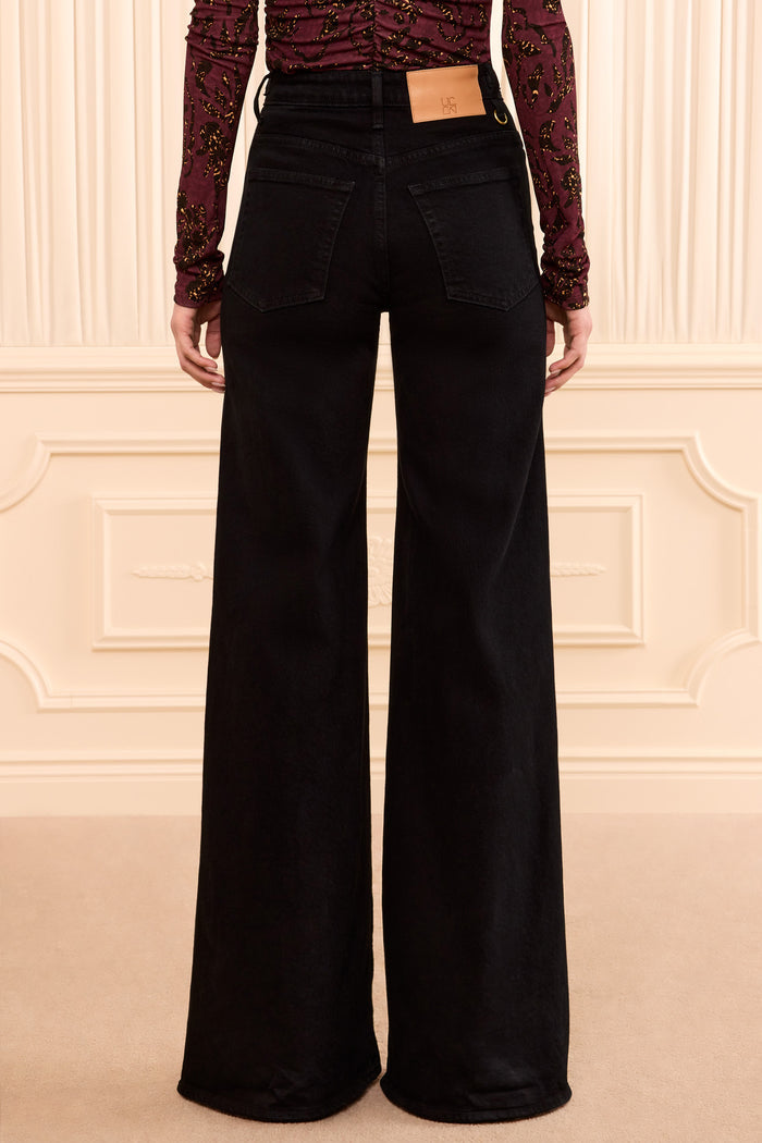 The Stretch Valory Flare Jean - Noir