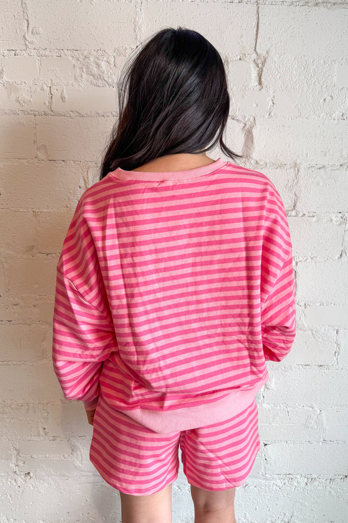 The Weekend Edit Shorts, Shorts, Bottoms, Loungewear, Sets, Matching Sets, Two Piece Set, Striped Set, Spring Styles, Adeline Boutique, Dallas Boutique, Short Set