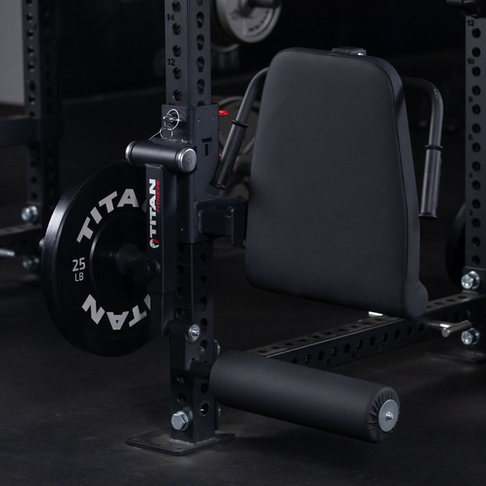TITAN Series Rack Mounted Leg Curl and Extension