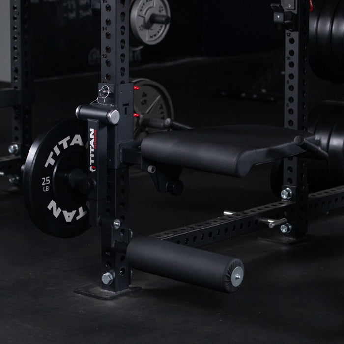 TITAN Series Rack Mounted Leg Curl and Extension