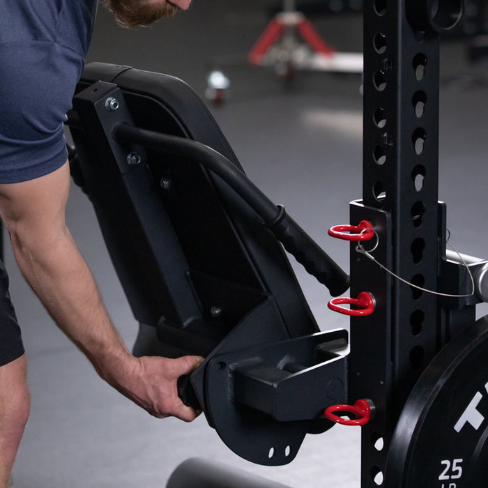 TITAN Series Rack Mounted Leg Curl and Extension