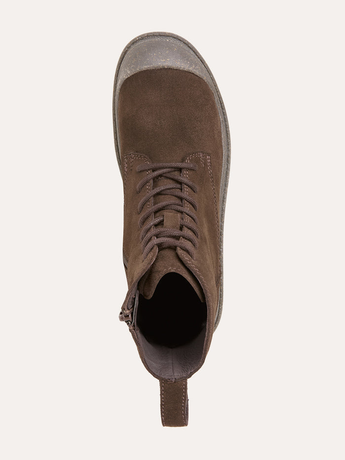 Toe Cap Lace Up Boots
