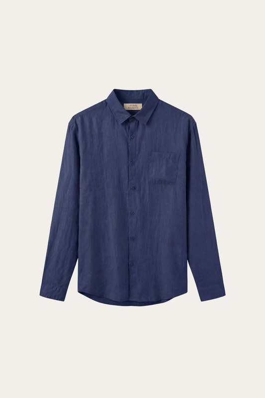 Torino Linen Shirt Blue