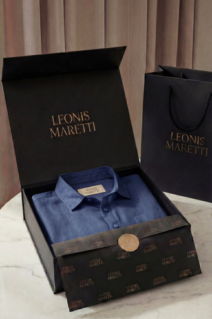 Torino Linen Shirt Blue