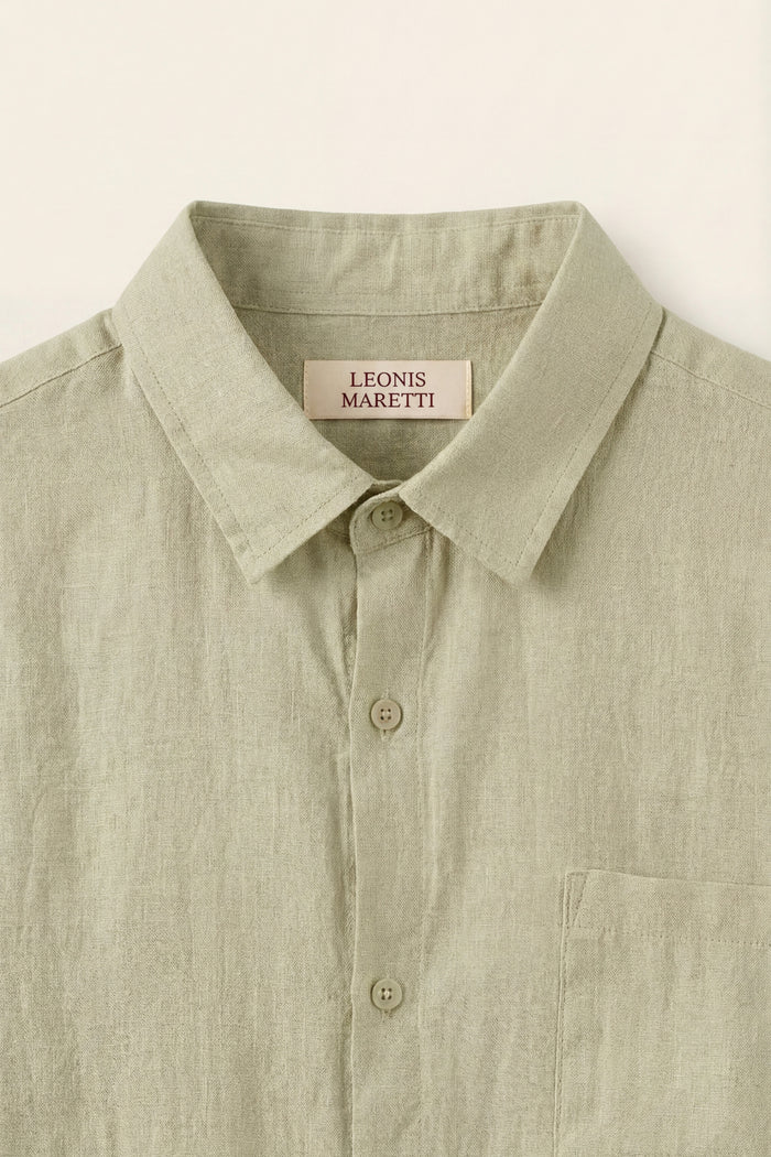 Torino Linen Shirt Mint Green